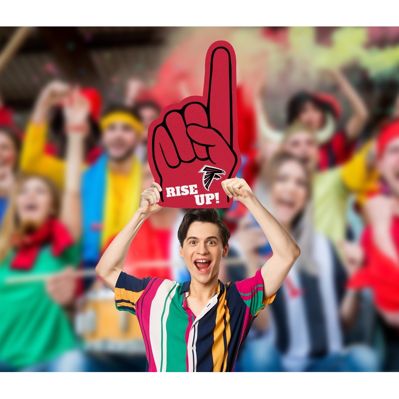 Foam Finger – Big Head – Official NFL – Atlanta Falcons – Foam Core Cutout