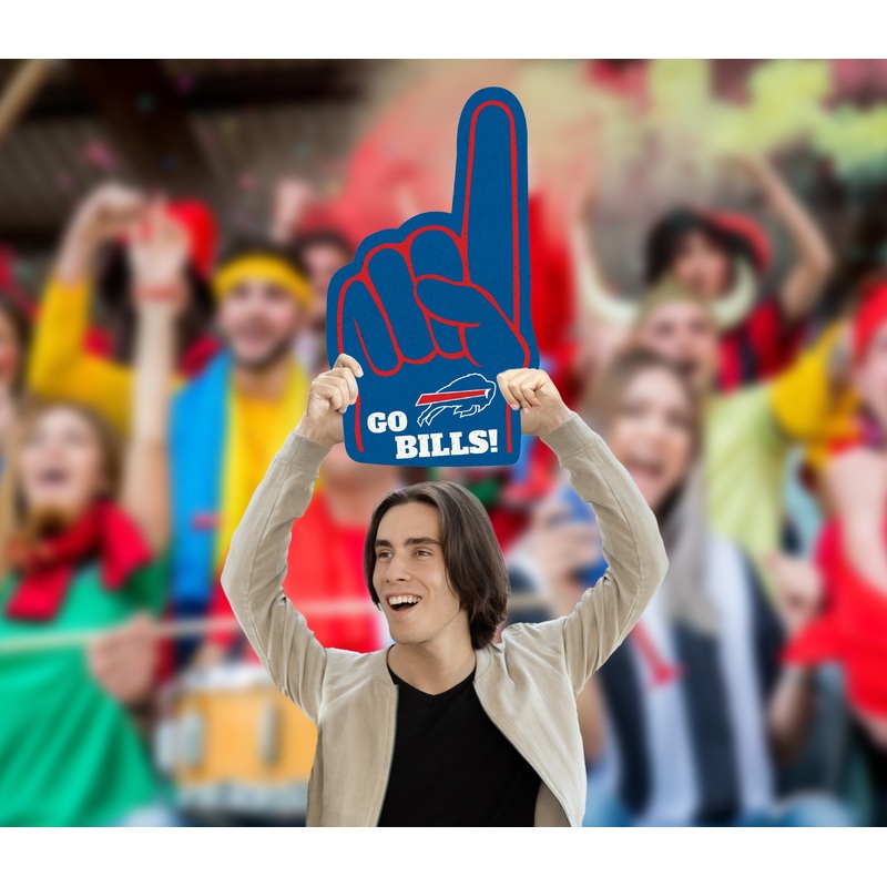 Foam Finger – Big Head – Official NFL – Buffalo Bills – Foam Core Cutout