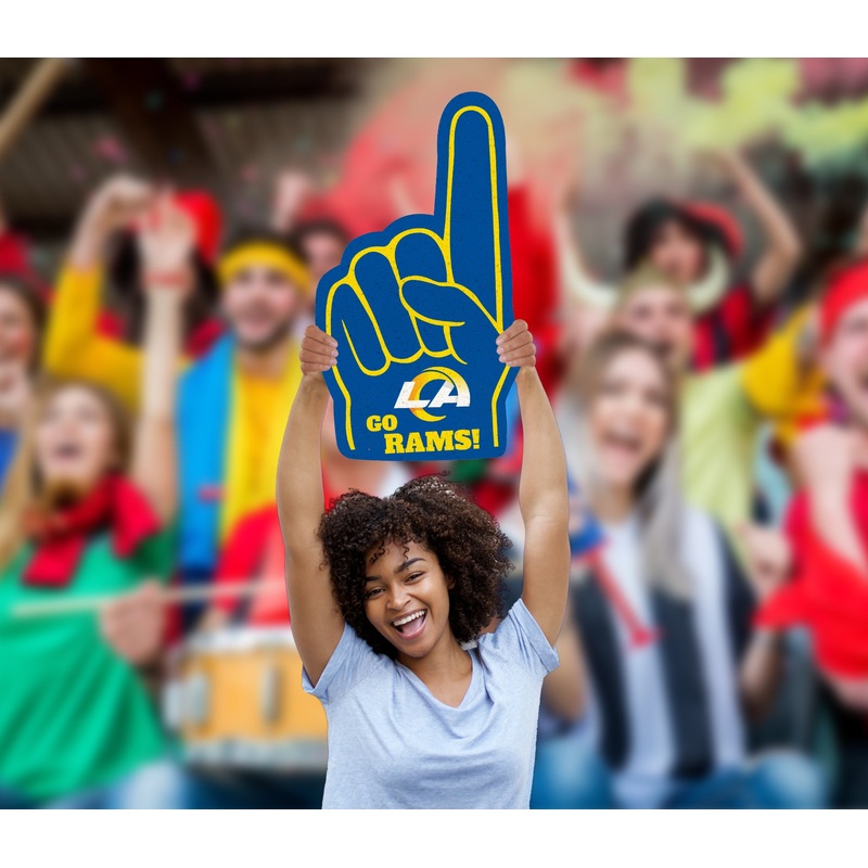 Foam Finger – Big Head – Official NFL – Los Angeles Rams – Foam Core Cutout