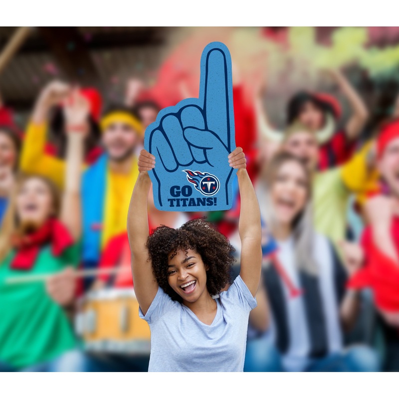 Foam Finger – Big Head – Official NFL – Tennessee Titans – Foam Core Cutout