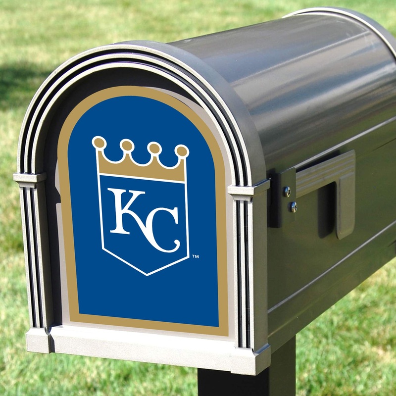 Kansas City Royals – Mailbox Logo – Outdoor Wall Decal – Official MLB – Scratch Resistant Alumigraphics Smooth