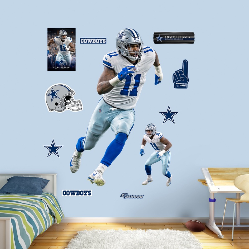 Micah Parsons – RealBig Collection – Official NFL – Dallas Cowboys – Reusable Vinyl Wall Decals #1