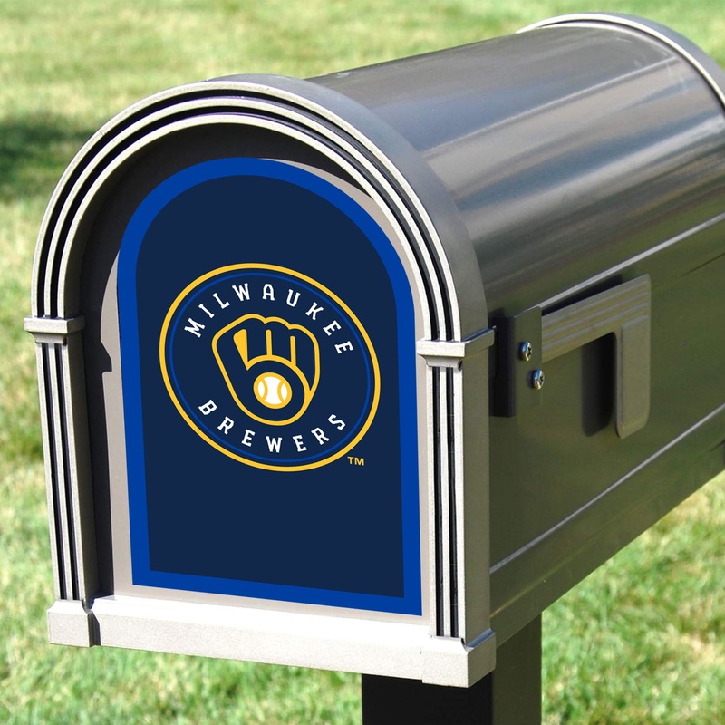 Milwaukee Brewers – Mailbox Logo – Outdoor Wall Decal – Official MLB – Scratch Resistant Alumigraphics Smooth