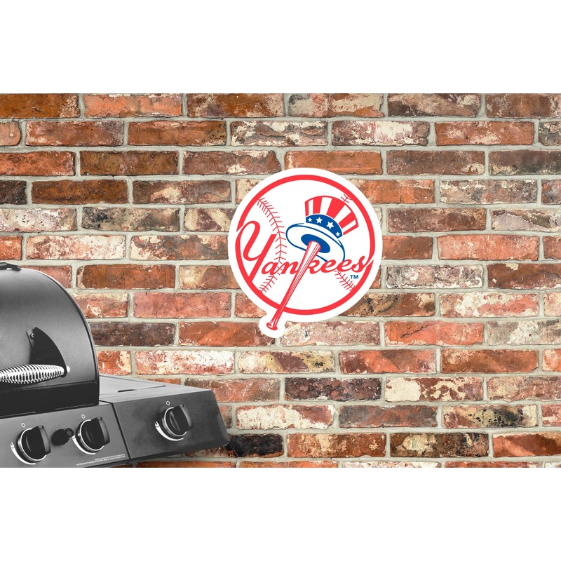 New York Yankees – Logo – Outdoor Wall Decals – Official MLB – Scratch Resistant Alumigraphics Smooth