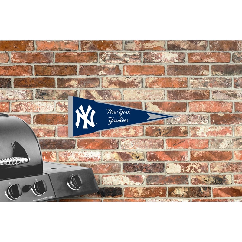 New York Yankees – Pennant – Outdoor Wall Decal – Official MLB – Scratch Resistant Alumigraphics Smooth