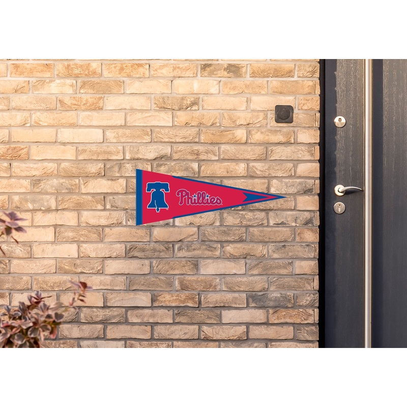 Philadelphia Phillies – Pennant – Outdoor Wall Decal – Official MLB – Scratch Resistant Alumigraphics Smooth