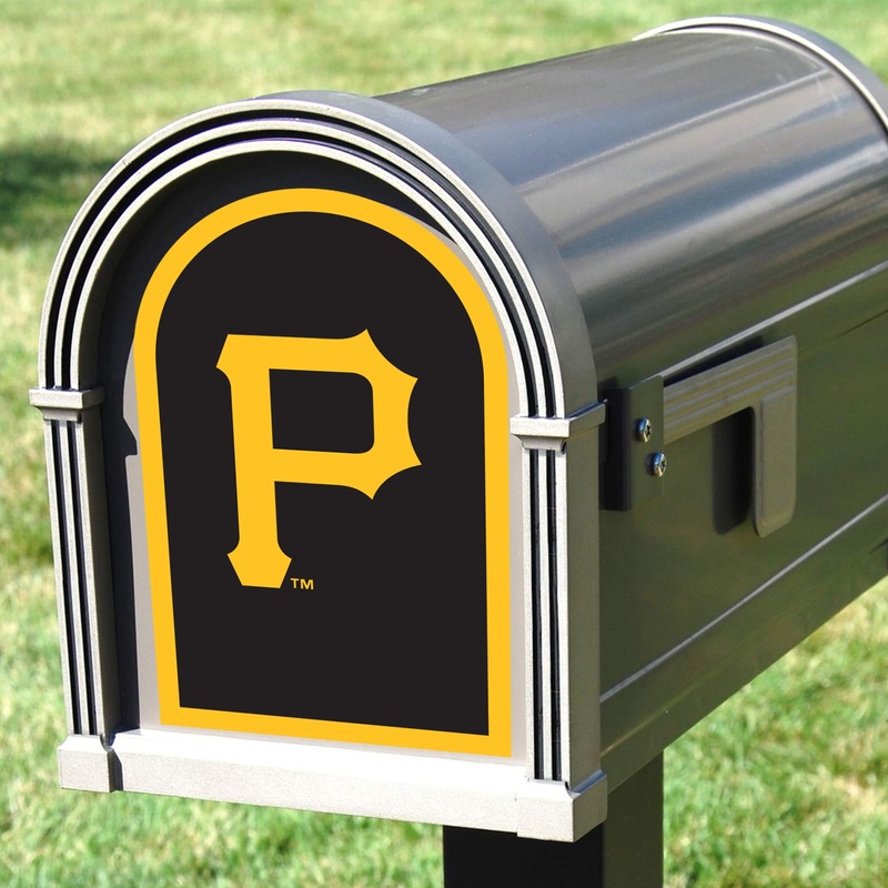 Pittsburgh Pirates – Mailbox Logo – Outdoor Wall Decal – Official MLB – Scratch Resistant Alumigraphics Smooth