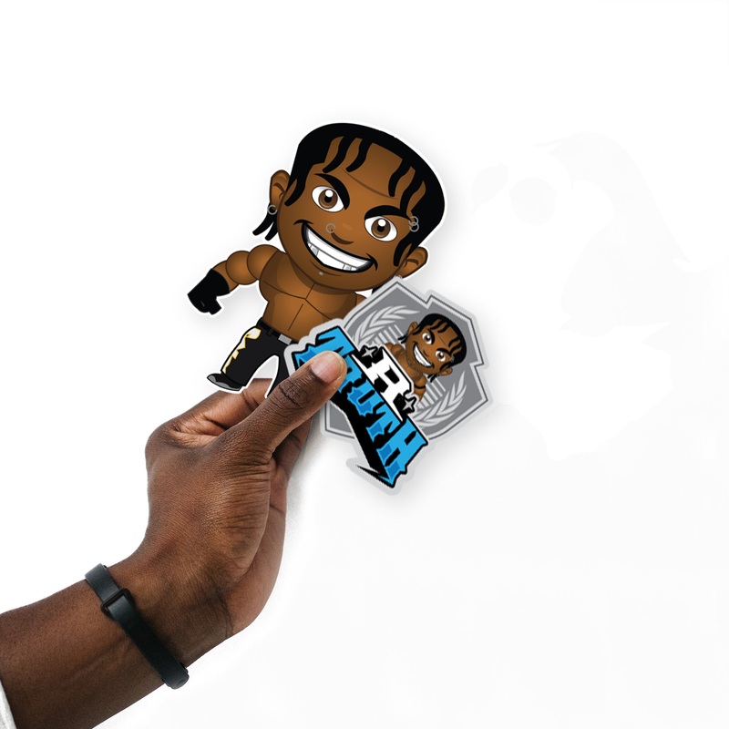 -R Truth – 5 Minis (Mixed Sizes) – Official WWE – Reusable Vinyl Decals