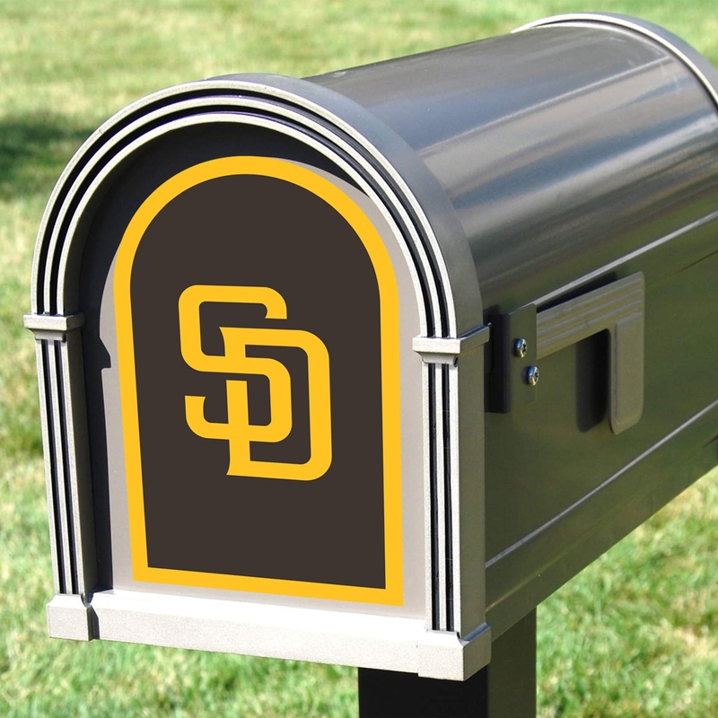 San Diego Padres – Mailbox Logo – Outdoor Wall Decal – Official MLB – Scratch Resistant Alumigraphics Smooth