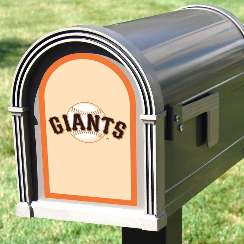 San Francisco Giants – Mailbox Logo – Outdoor Wall Decal – Official MLB – Scratch Resistant Alumigraphics Smooth