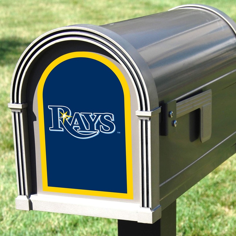 Tampa Bay Rays – Mailbox Logo – Outdoor Wall Decal – Official MLB – Scratch Resistant Alumigraphics Smooth
