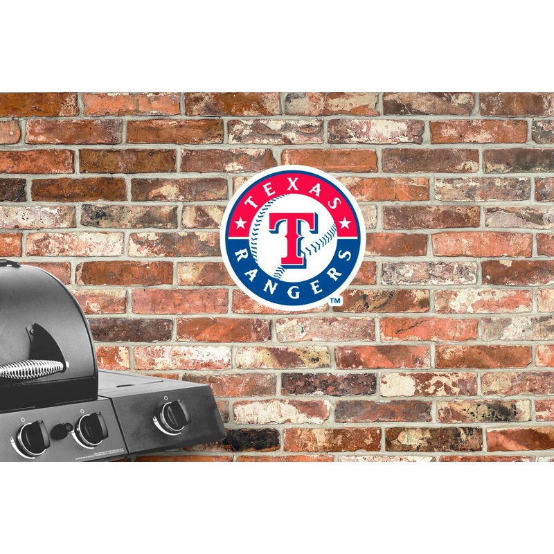 Texas Rangers – Logo – Outdoor Wall Decals – Official MLB – Scratch Resistant Alumigraphics Smooth