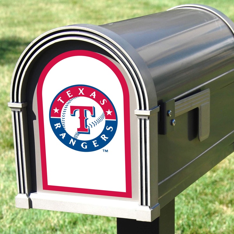 Texas Rangers – Mailbox Logo – Outdoor Wall Decal – Official MLB – Scratch Resistant Alumigraphics Smooth