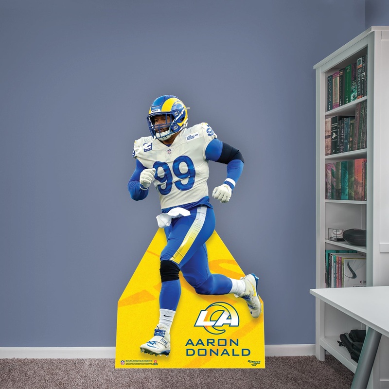 Aaron Donald – Life-Size Stand Out – Official NFL – Los Angeles Rams – Foam Core Cutout