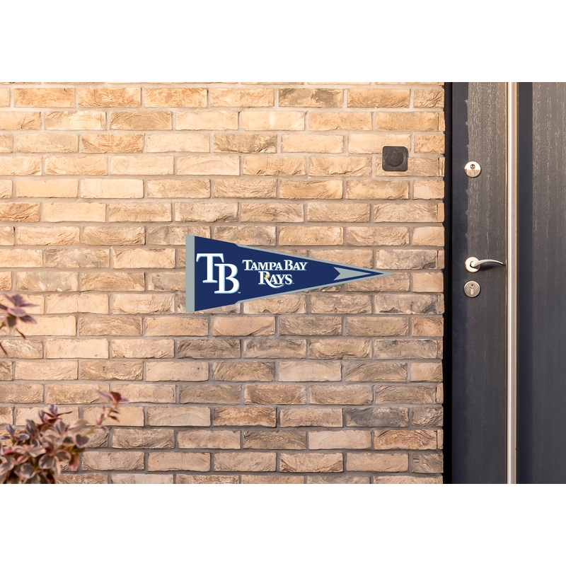 Tampa Bay Rays – Pennant – Outdoor Wall Decal – Official MLB – Scratch Resistant Alumigraphics Smooth