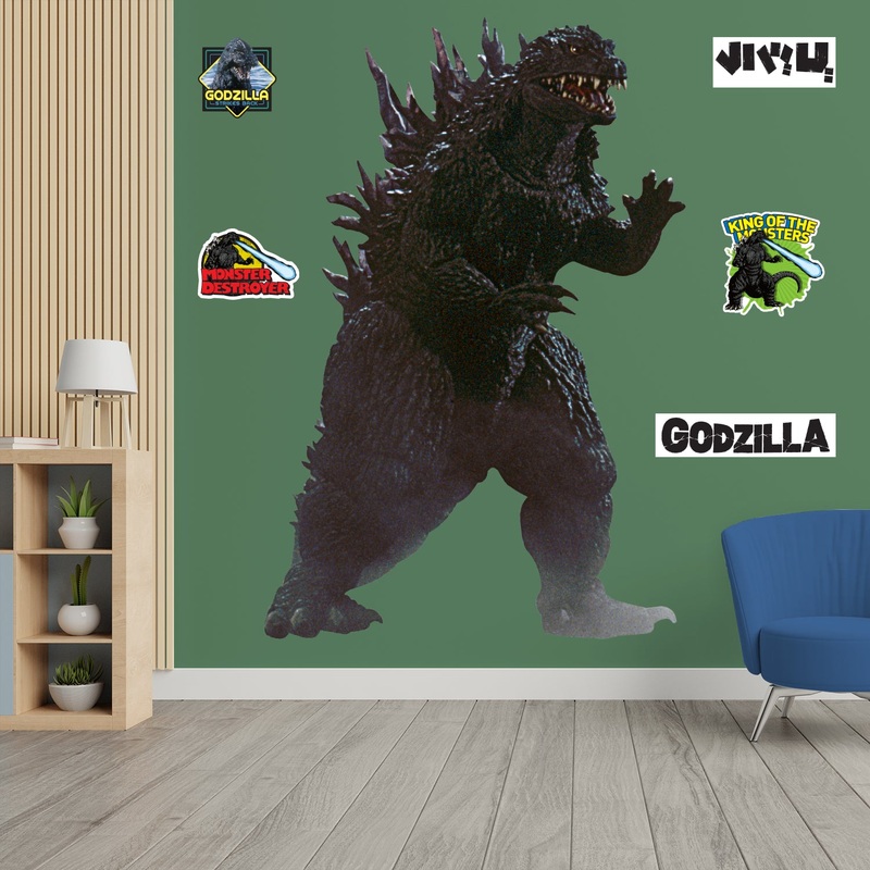 Godzilla – Godzilla (1999) – RealBig Side Collection – Official Toho – Reusable Vinyl Wall Decals