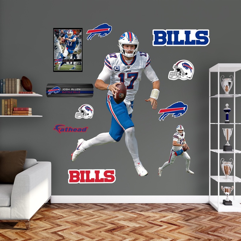 Josh Allen – RealBig Collection – Official NFL – Buffalo Bills – Reusable Vinyl Wall Decals #2