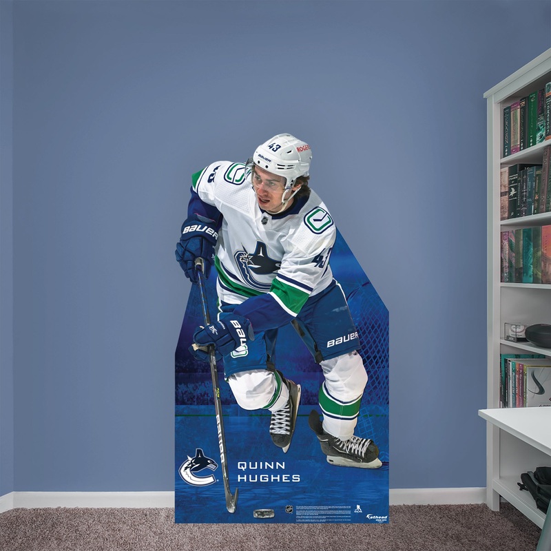Quinn Hughes – Life-Size Stand Out – Official NHL – Vancouver Canucks – Foam Core Cutout