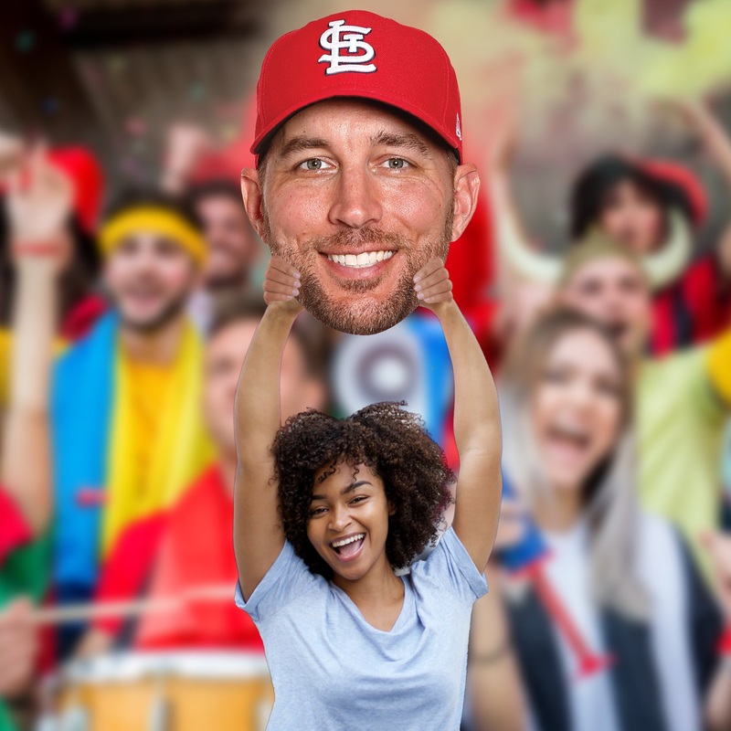 Adam Wainwright – Big Head – Official MLB – St. Louis Cardinals – Foam Core Cutout