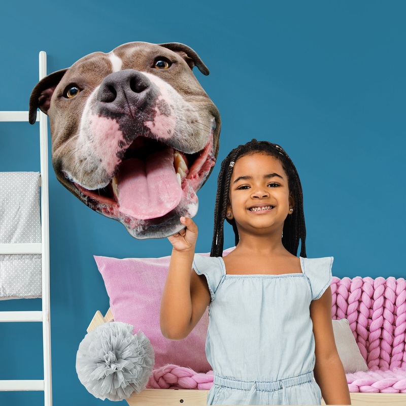Animals: American Bulldog Foam Core Cutout – Big Head