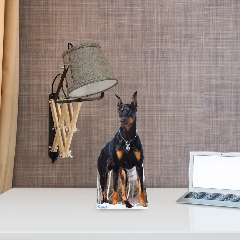 Animals: Doberman Pinscher Mini Cardstock Cutout – Stand Out