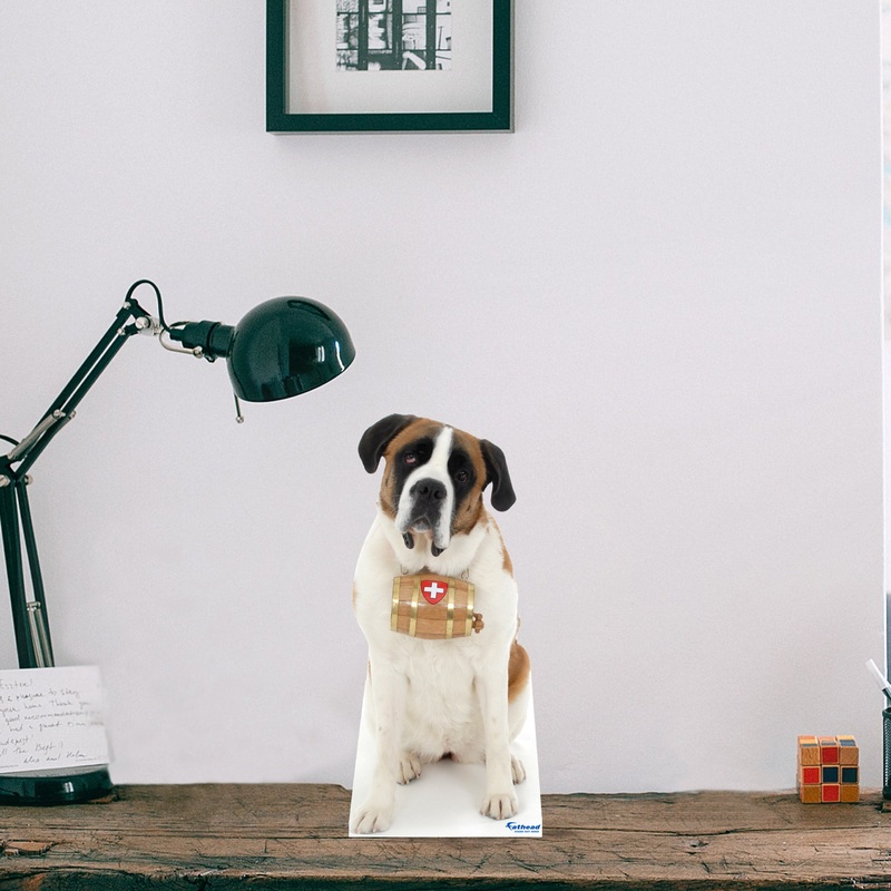 Animals: Saint Bernard Mini Cardstock Cutout – Stand Out