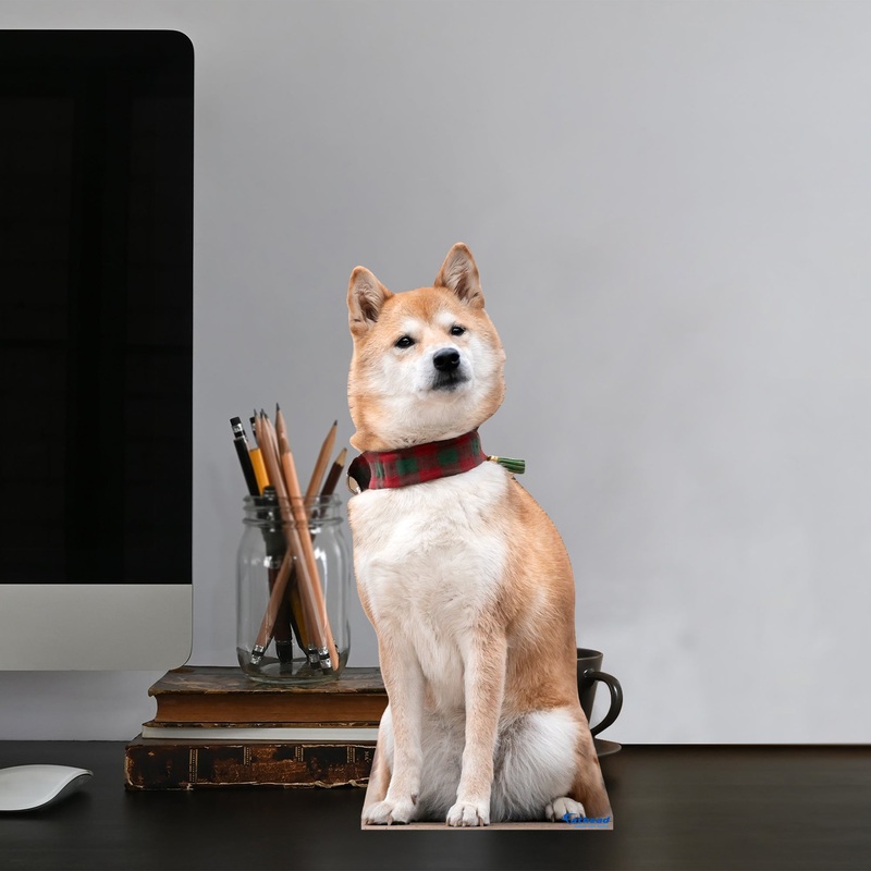 Animals: Shiba Inu Mini Cardstock Cutout – Stand Out