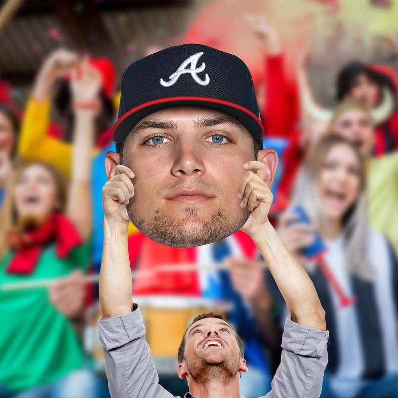 Austin Riley – Big Head – Official MLB – Atlanta Braves – Foam Core Cutout