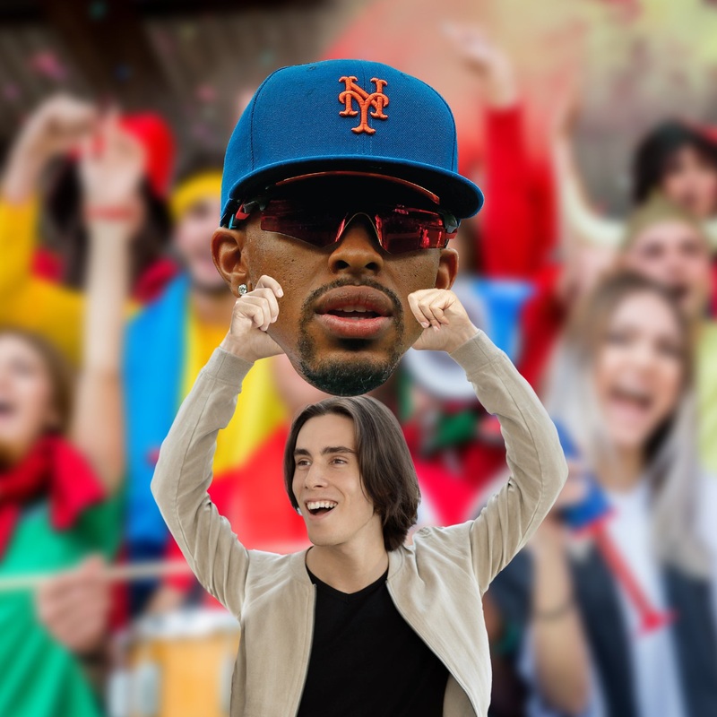 Francisco Lindor – Big Head – Official MLB – New York Mets – Foam Core Cutout