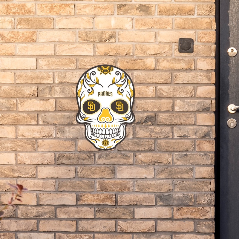 San Diego Padres – Sugar Skull Logo – Outdoor Wall Decals – Official MLB – Scratch Resistant Alumigraphics Smooth