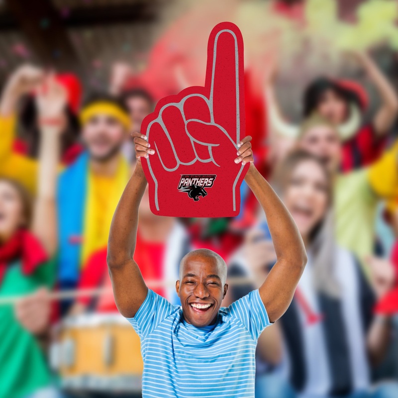 Foam Finger – Big Head – Official NCAA – Clark Atlanta Panthers – Foam Core Cutout
