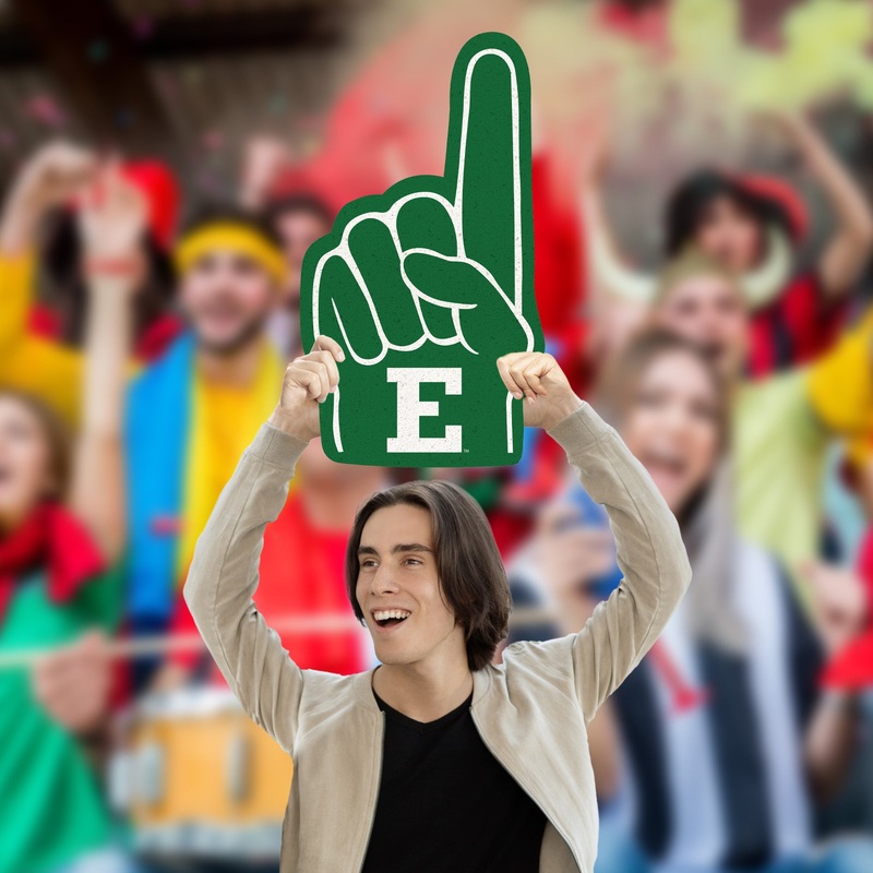 Foam Finger – Big Head – Official NCAA – Eastern Michigan Eagles – Foam Core Cutout