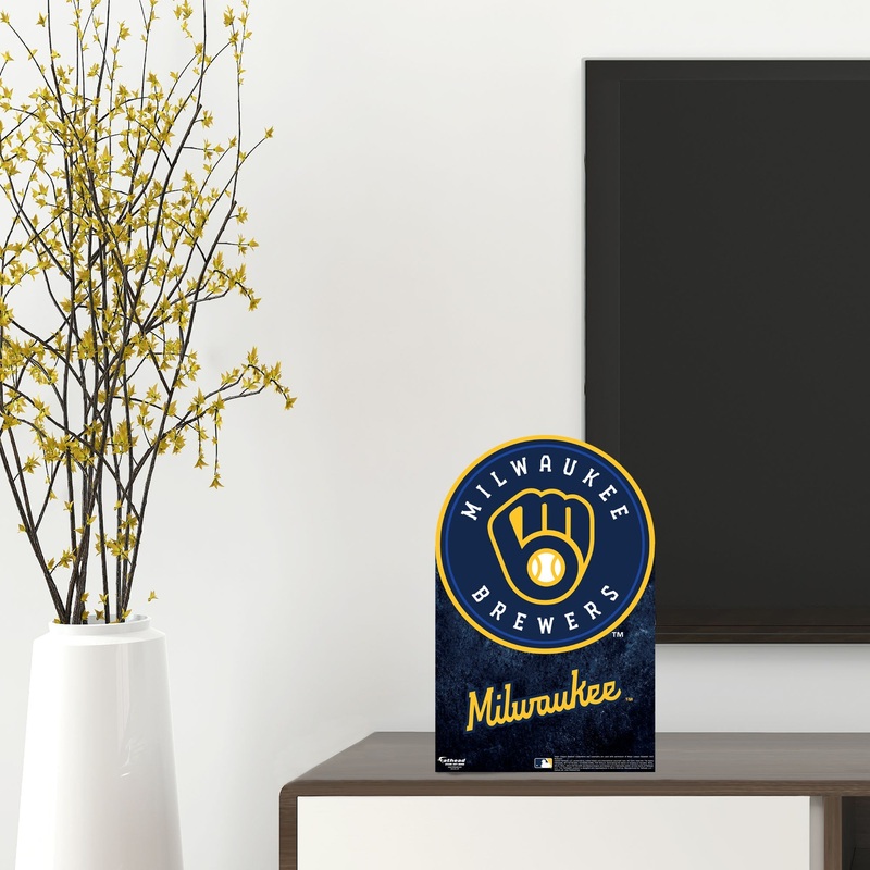 Milwaukee Brewers Logo – Mini Stand Out – Official MLB – Cardstock Cutout