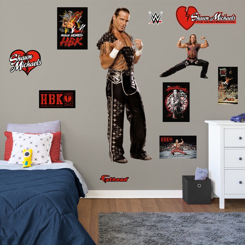 Shawn Michaels – RealBig Collection – Official WWE – Reusable Vinyl Wall Decals