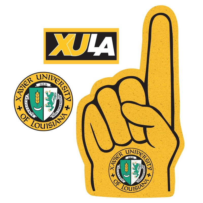 XULA Gold Rush – RealBig Foam Finger Collection – Official NCAA – Reusable Vinyl Wall Decals