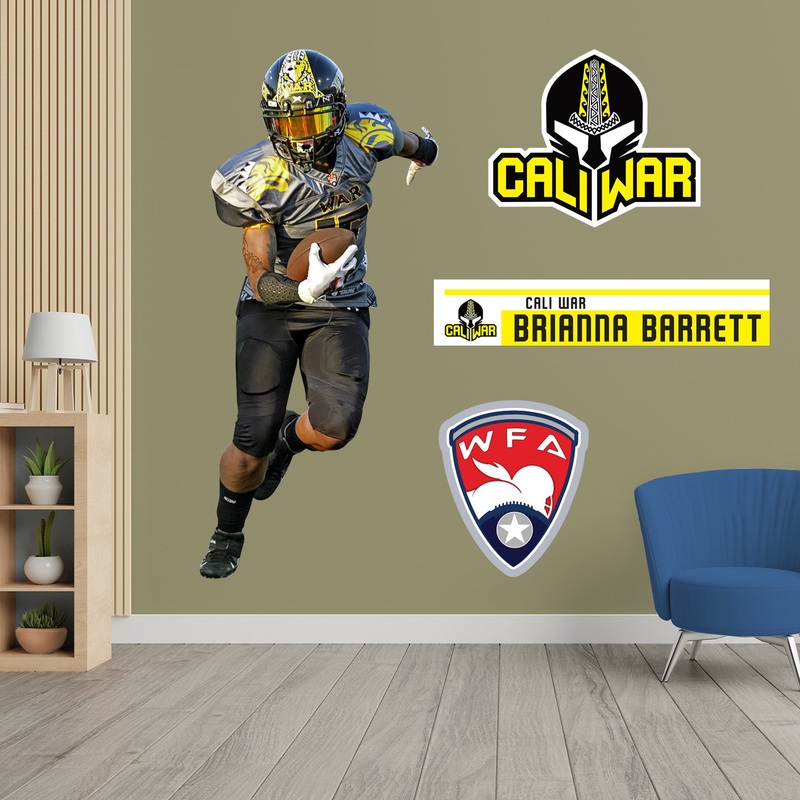 Brianna Barrett – Cali War – RealBig Collection – Official WFA – Reusable Vinyl Wall Decals