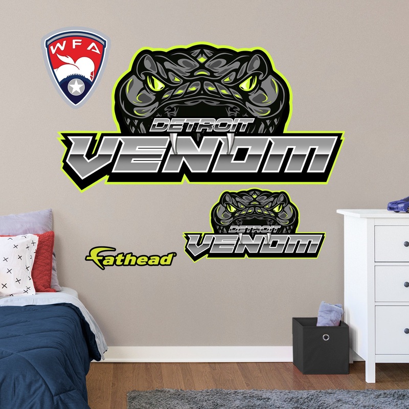 Detroit Venom: Logo – Removable Adhesive Decal