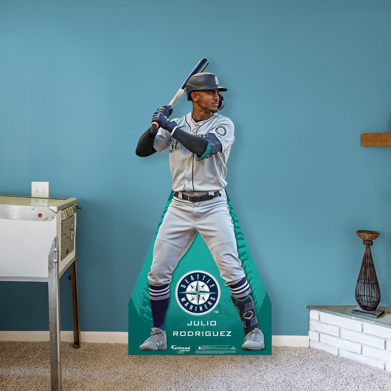 Julio Rodriguez – Life-Size Stand Out – Official MLB – Seattle Mariners – Foam Core Cutout