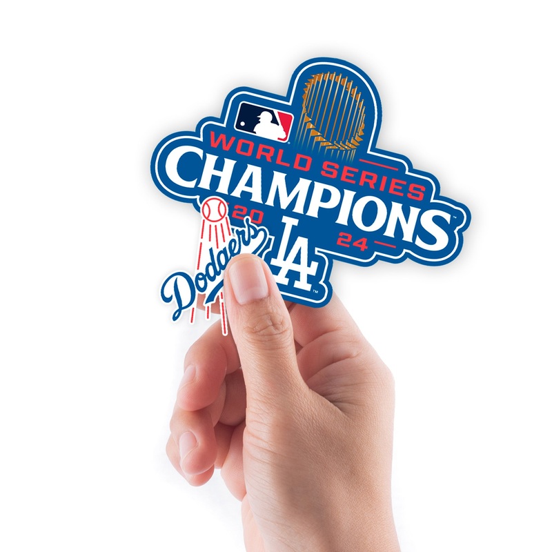 Los Angeles Dodgers – 5 Logo Minis (Mixed Sizes) – Official MLB – 2024 World Series Champions – Reusable Vinyl Decals