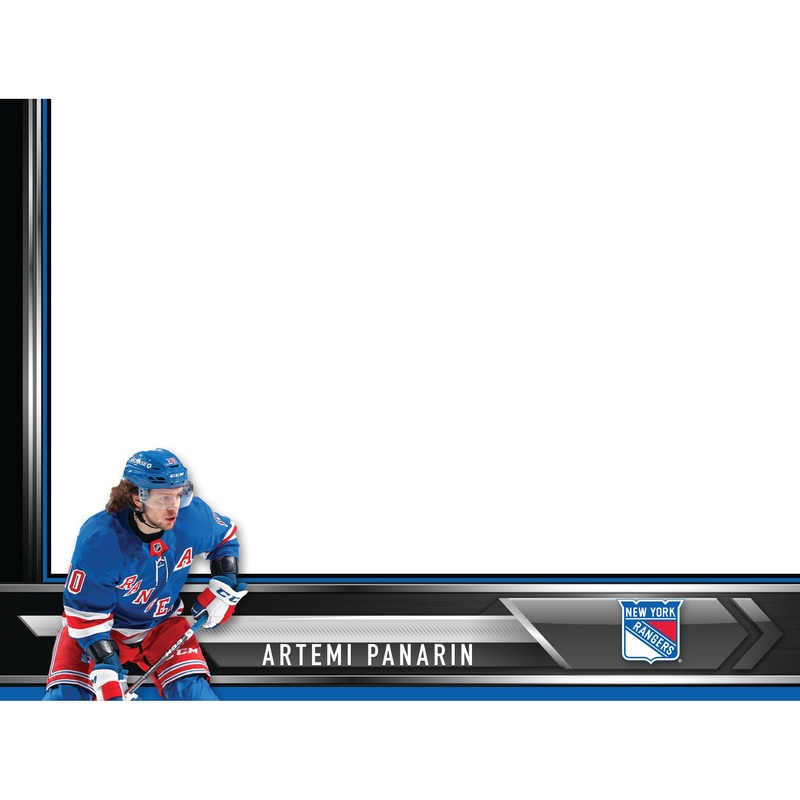 New York Rangers – Artemi Panarin – Dry Erase Whiteboard – Official NHL – Reusable Vinyl Wall Decal