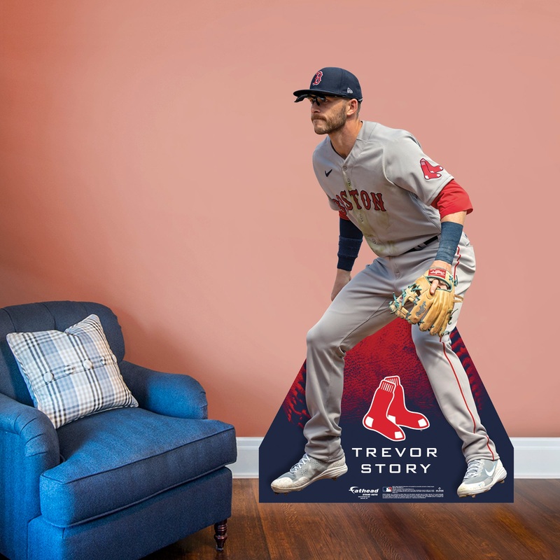Trevor Story – Life-Size Stand Out – Official MLB – Boston Red Sox – Foam Core Cutout