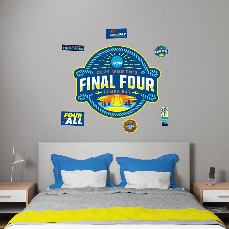 2025 Women’s Final Four Logo – Realbig Collection – Official NCAA – Reusable Vinyl Wall Decals