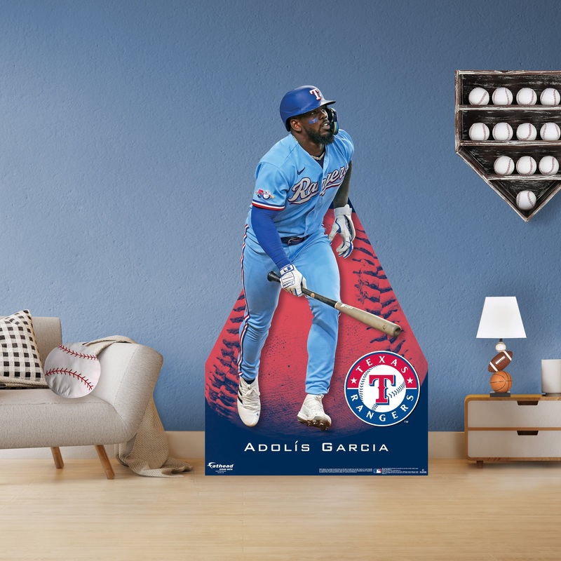 Adolis Garca – Life-Size Stand Out – Official MLB – Texas Rangers – Foam Core Cutout