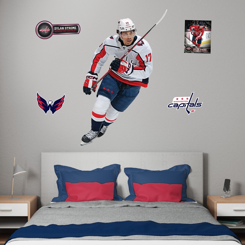 Dylan Strome – Realbig Collection – Official NHL – Washington Capitals – Reusable Vinyl Wall Decals