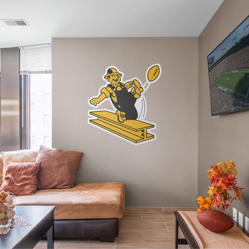 Pittsburgh Steelers – RealBig Classic Logo Collection – Official NFL – Reusable Vinyl Wall Decals #1