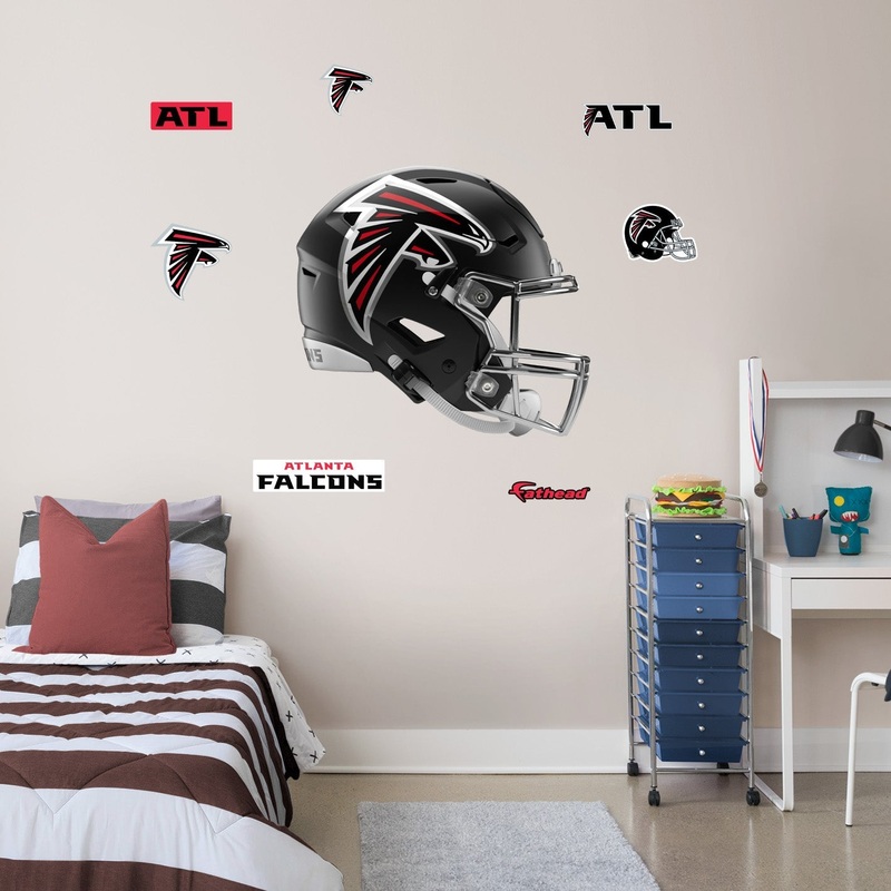 Atlanta Falcons – RealBig Helmet Collection – Official NFL – Reusable Vinyl Wall Decals #2