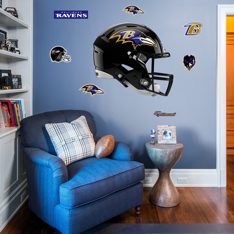 Baltimore Ravens – RealBig Helmet Collection – Official NFL – Reusable Vinyl Wall Decals #2