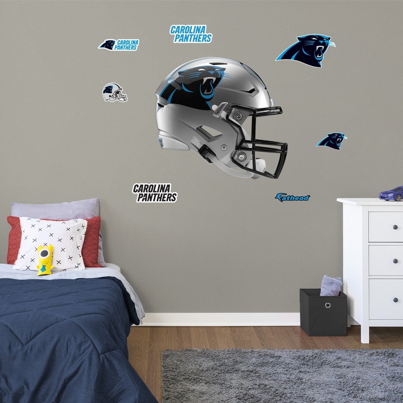 Carolina Panthers – RealBig Helmet Collection – Official NFL – Reusable Vinyl Wall Decals #2
