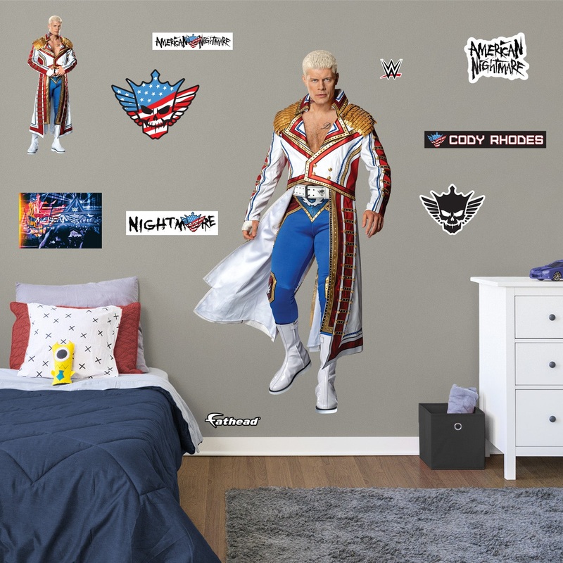Cody Rhodes – RealBig Collection – Official WWE – Reusable Vinyl Wall Decals #1