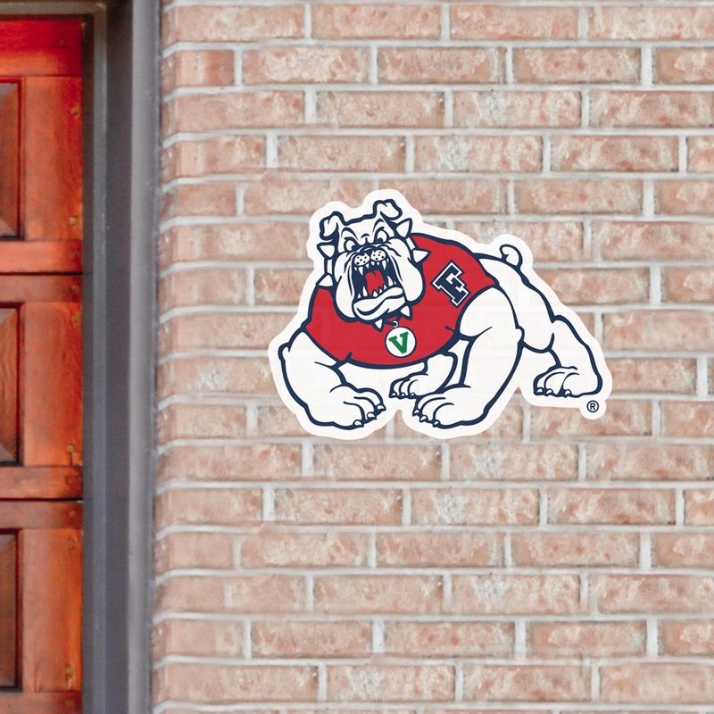 Fresno State Bulldogs – Logo – Outdoor Wall Decals – Official NCAA – Scratch Resistant Alumigraphics Smooth